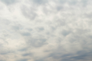 Light leaking from the cloudy sky