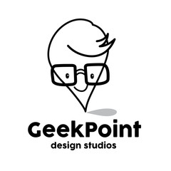 geek point logo,Geek logo,vector logo template