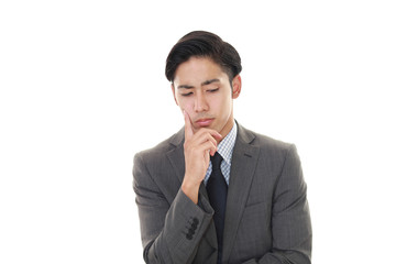 苦悩するビジネスマン