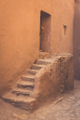 Part of the Castle of Ait Benhaddou, a fortified city, the forme