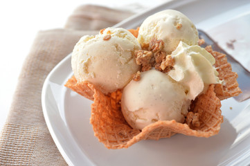 Vanilla ice cream
