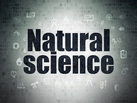Science concept: Natural Science on Digital Paper background
