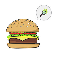 junk food vector illustration
