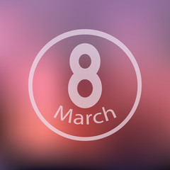 vector icon of International Women's Day