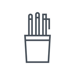 Pen holder icon