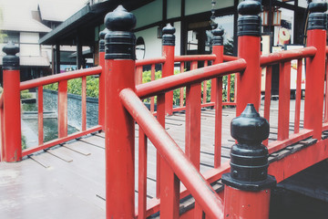 Staircase in japan garden