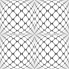 Design seamless warped grid geometric pattern