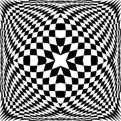 Design monochrome checkered background