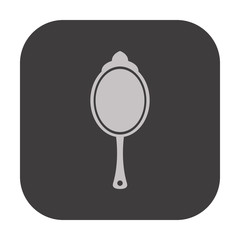 vector icon of female mirror