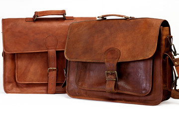 brown leather bags for executives to carry important documents,laptop, papers,diary