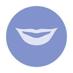 vector icons of modern female lips