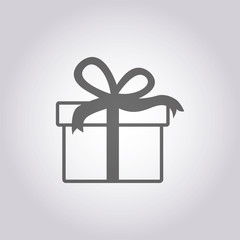vector icon of gift box