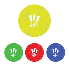 vector icon of flower
