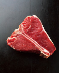 Raw fresh meat t-bone steak