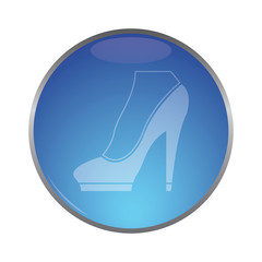 vector icon of womens shoes