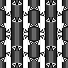 Design seamless monochrome geometric pattern - 103506621