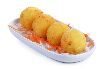  fried cheese balls