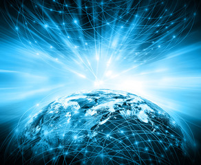 Best Internet Concept of global business from concepts series. Elements of this image furnished by NASA