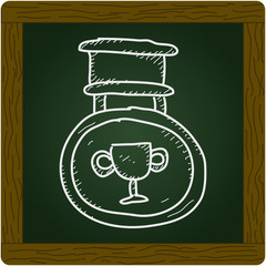 Simple doodle of a medal