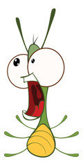 illustration of a funny Firefly. Cartoon
