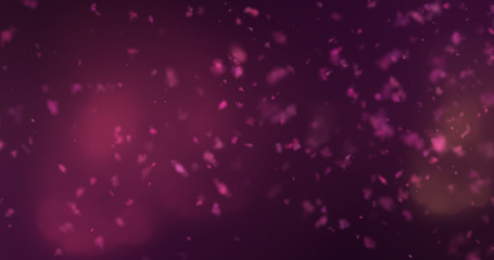 Obraz premium Beautiful dust clouds blown in the pink light