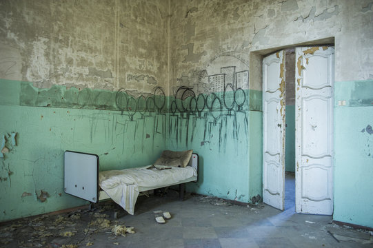 Limbiate, Milano. Ex Ospedale Psichiatrico Giuseppe Antonini di Mombello