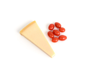 cheese and ripe tomatoes