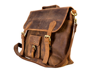 brown leather bags for executives to carry important documents,laptop, papers,diary