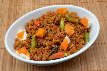 Prikking catfish and slaty eggs
