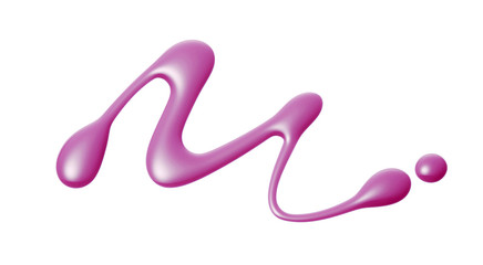 Nail polish isolated on white 