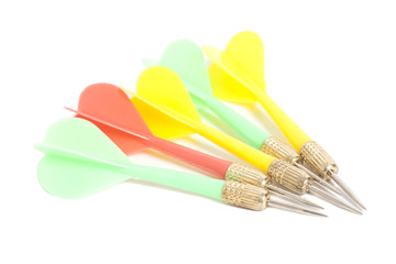 darts isolated on a white background