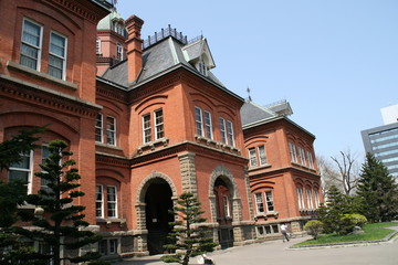 Fototapeta na wymiar 旧北海道庁舎赤レンガ