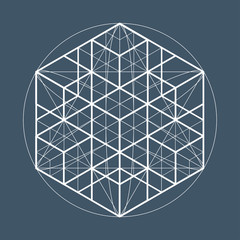 Sacred geometry symbol or element