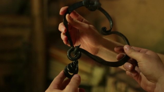 Smith made a metal heart.