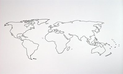 The world map 