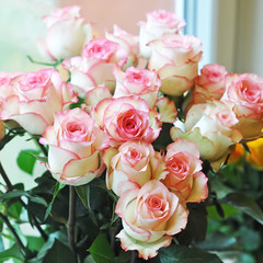 pink roses bouquet