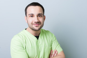 Male dentist doctor portrait