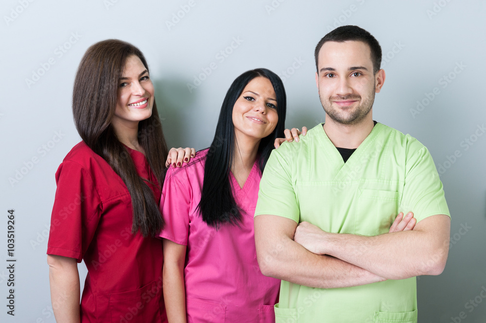 Wall mural Medical or dental team