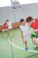 Fototapeta premium baskteball game