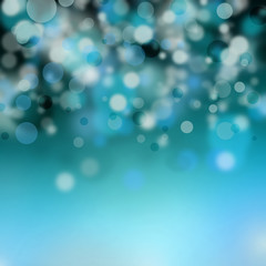 green ice bokeh - abstract background