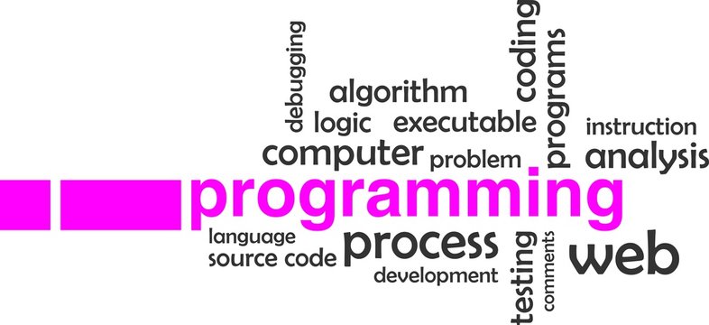 word cloud - programming