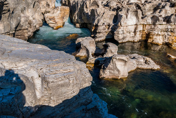 La Roque sur C&egrave;ze. Cascades du Sautadet.