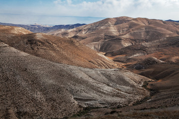 Sands of Judean Desert (Israel), from a hill near Beit El