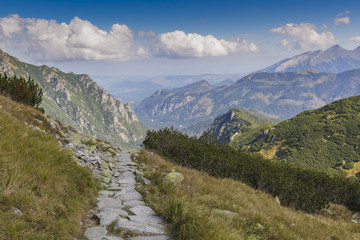 Fototapeta na wymiar Poland - Tatra National Park in Tatra Mountains, part of Carpath