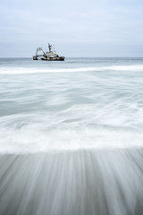 Wreckage of the Zeila on the Skeleton Coast.
