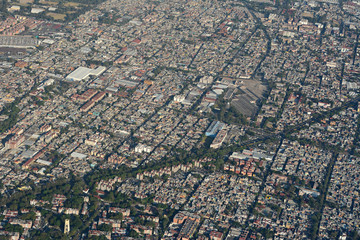 Aerial view of mexico city.
