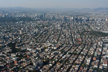 Aerial view of Mexico City. - 103524074