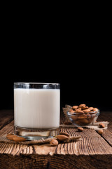 Tasty Almond Milk (selective focus)