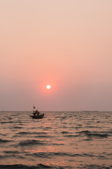 Fototapeta premium sunset on the beach