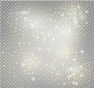 vector dust on a transparent background